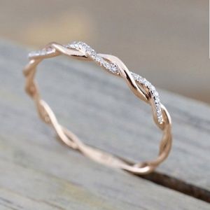 Infinity gemstone ring size 7